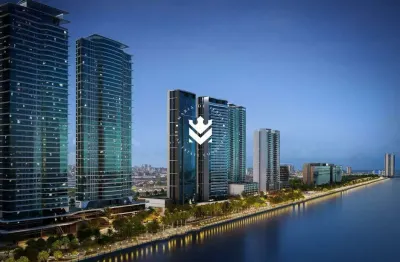 Apartamento no novo cais com 04 suítes e 202m² da moura dubeux
