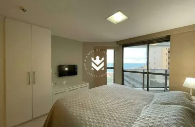 Flat mobiliado com cozinha no transameriaca na avenida boa viagem para venda