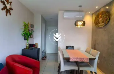 Oportunidade! apartamento na torre reformado, semi mobiliado, 02 quartos (1 suíte) com 53m² por apenas r$ 455 mil