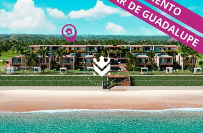 Lançamento! casas a beira-mar da praia de guadalupe com 4 a 5 quartos!
