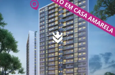 Lançamento! apartamento de 2 ou 3 quartos com suíte em casa amarela