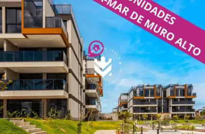 Últimas unidades! na beira-mar de muro alto studios e apartamentos a partir de r$ 1.682.000,00