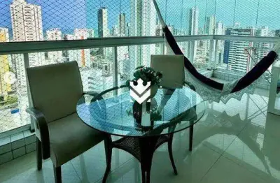 Apartamento mobiliado a venda em boa viagem 92m² por r$ 930.000,00