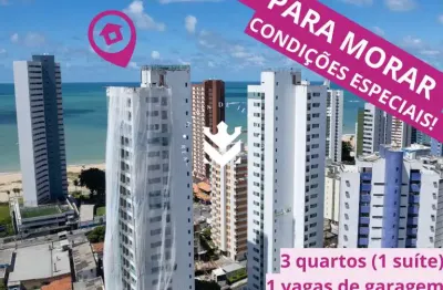 Oportunidade única perto da praia! apartamento com 3 quartos em candeias a partir de r$555.000,00