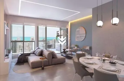 Apartamento à venda, 3 quartos, 1 suíte, 2 vagas, boa viagem - recife/pe