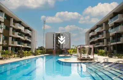 Flat mobiliado em muro alto para venda por apenas r$480.000,00