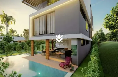 Casa de alto padrão 4 suítes, 511m² – alphaville pernambuco 2, modernidade e exclusividade