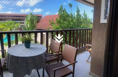 Vendo belíssimo flat de 2 quartos no melhor condomínio na beira mar de muro alto