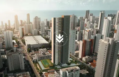 Vendo apartamento 3 quartos (1 suíte) com 107m², no coração de boa viagem.