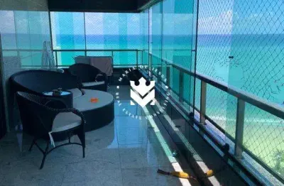 Exclusivo!! apartamento de alto padrão na avenida boa viagem com 303m², 4 suítes espaçosas!