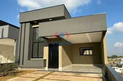 Casa em condomínio à venda, 3 quartos, 3 suítes, 2 vagas, loteamento park gran reserve - indaiatuba/sp
