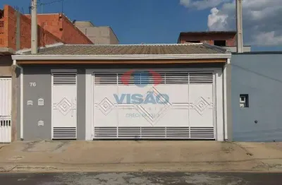 Casa à venda, 2 quartos, 3 vagas, parque residencial sabiás - indaiatuba/sp