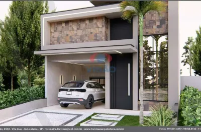 Casa em condomínio à venda, 3 quartos, 1 suíte, 2 vagas, jardim park real - indaiatuba/sp