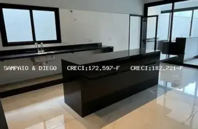 Casa para venda em jaboticabal, bourbon residence, 3 dormitórios, 3 suítes, 2 banheiros, 2 vagas