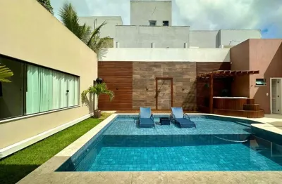 Linda casa 4 suítes em condomínio fechado em villas de jacuípe 420m²