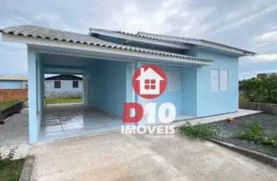 Residência com 2 quartos, frente norte e terreno amplo – arroio do silva/sc