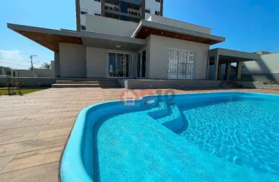 Casa mobiliada com 4 dormitórios à venda, 272 m² por r$ 2.200.000 - erechim - balneário arroio do silva/sc