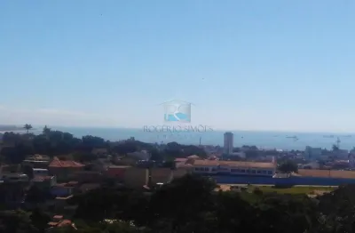 Terreno em declive com 310m2, com linda vista para o mar, macae-rj