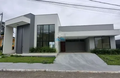 Excelente casa linear no vale dos cristais iv - com 04 suites, piscina e espaco gourmet