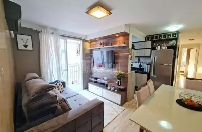 Lindo apartamento 100% mobiliado no loteamento bertolini | bairro são roque
