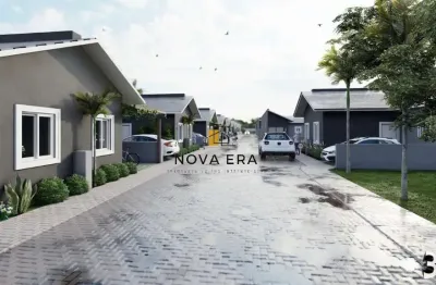 Casa em condomínio fechado com 2 quartos à venda no novo mundo, gravataí  por r$ 199.900
