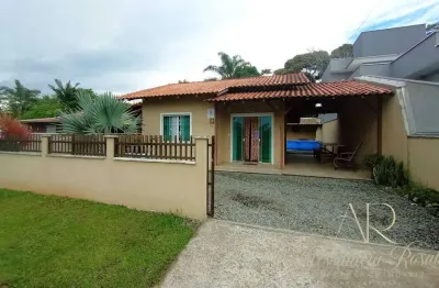Cod 202 - casa com laje a 50 metros da lagoa - barra do itapocu - araquari