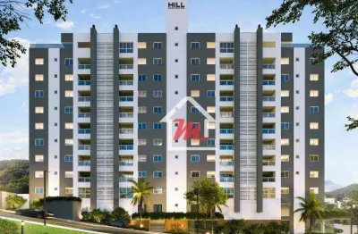 Malta 50 - hill construtora - apartamento com 3 dormitórios à venda, 86 m² por r$ 487.886 - velha - blumenau/sc