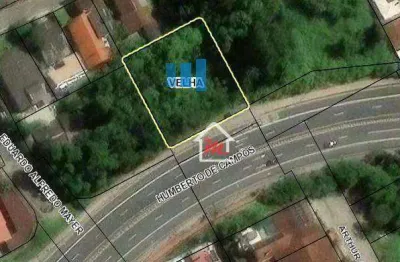 Terreno bem localizado, próximo à ailos, á apenas 2,6 km da vila germânica. com 1.003,30m²,
