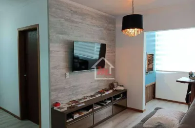 Apartamento 100% mobiliado, com 2 dormitórios à venda, 53 m² por r$ 390.000 - água verde - blumenau/sc