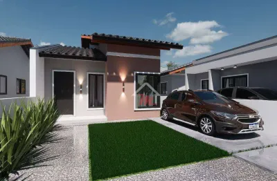 Casa com 2 dormitórios à venda, 55 m² por r$ 354.900,00 - benedito - indaial/sc