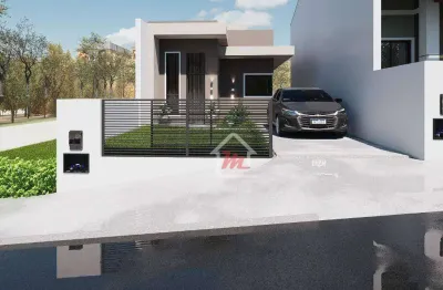 Casa com 3 dormitórios à venda, 74 m² por r$ 399.000,00 - benedito - indaial/sc