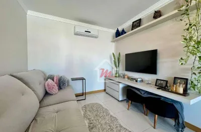 Apartamento com 2 dormitórios à venda, 80 m² por r$ 595.000,00 - velha - blumenau/sc