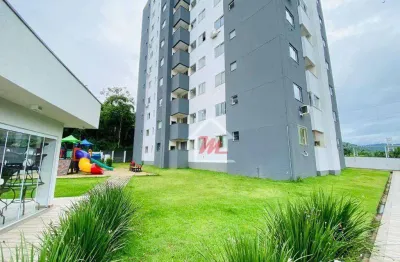 Apartamento com 2 dormitórios à venda, 57 m² por r$ 299.000,00 - passo manso - blumenau/sc