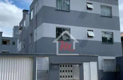Apartamento semi mobiliado com 2 dormitórios, sacada com churasqueira, 1 vaga coberta, à venda, 52 m² por r$ 255.000 - itoupava central - blumenau/sc