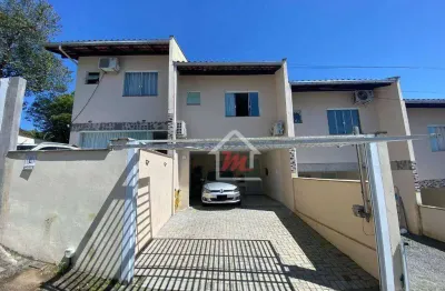 Sobrado com 2 dormitórios sendo 2 suítes à venda, 91 m² por r$ 459.000 - velha central - blumenau/sc