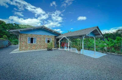 Sítio com 4 dormitórios à venda, 3048 m² por r$ 400.000,00 - são pedro velho - rodeio/sc