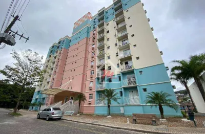 Apartamento com 2 dormitórios à venda, 48 m² por r$ 290.000,00 - itoupava central - blumenau/sc