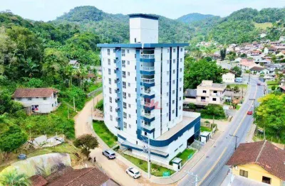 Apartamento com 2 dormitórios à venda, 77 m² por r$ 475.000,00 - fortaleza - blumenau/sc