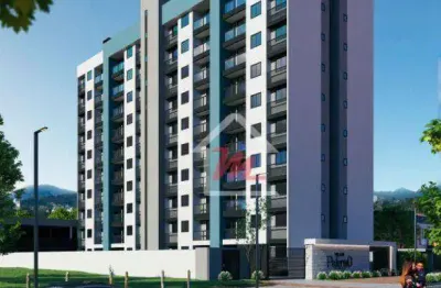 Apartamento com 2 dormitórios sendo 1 suíte à venda, 54 m² por r$ 349.000 - itoupava central - blumenau/sc