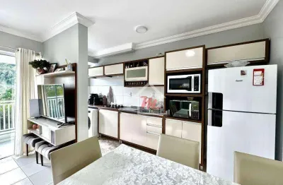 Apartamento com 2 dormitórios à venda, 53 m² por r$ 350.000,00 - garcia - blumenau/sc