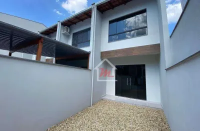 Sobrado com 2 dormitórios à venda, 72 m² por r$ 359.000,00 - passo manso - blumenau/sc
