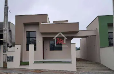 Casa com 2 dormitórios à venda, 50 m² por r$ 350.000,00 - estradas das areias - indaial/sc