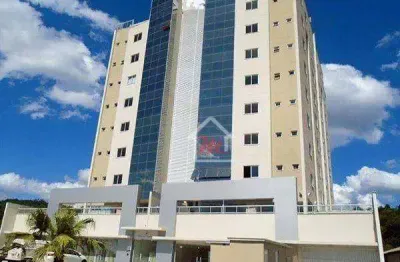 Apartamento com 2 suítes para alugar, 77 m² por r$ 2.980/mês - itoupava central - blumenau/sc