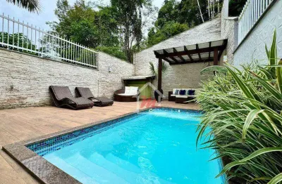 Sobrado com 3 dormitórios, 214 m² - venda por r$ 899.000,00 ou aluguel por r$ 9.000,00/mês - velha - blumenau/sc