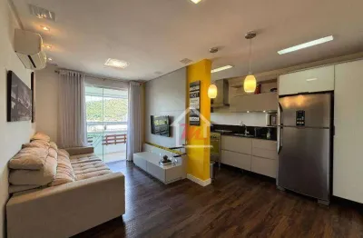 Apartamento com 2 dormitórios à venda, mobiliado e equipado 68 m² por r$ 395.000 - velha - blumenau/sc