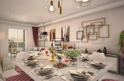 Apartamento com 2 dormitórios à venda, 77 m² por r$ 629.715,97 - vila guilhermina - praia grande/sp