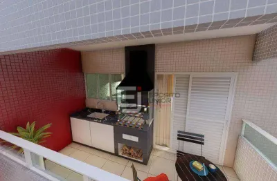 Apartamento com 2 dormitórios à venda, 74 m² por r$ 599.000,00 - caiçara - praia grande/sp