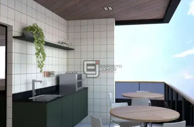Apartamento com 2 dormitórios à venda, 54 m² por r$ 451.200,00 - canto do forte - praia grande/sp