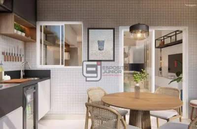 Apartamento com 3 dormitórios à venda, 101 m² por r$ 762.000,00 - guilhermina - praia grande/sp