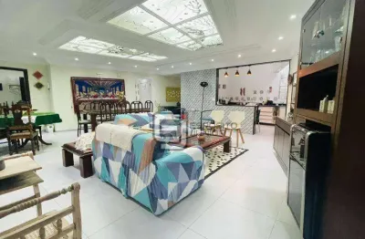 Casa com 3 dormitórios à venda, 210 m² por r$ 2.200.000,00 - canto do forte - praia grande/sp